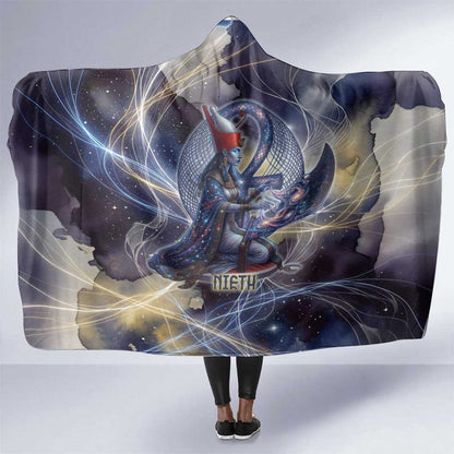 Neith Egyptian Hooded Blanket Goddess Mother of All Cosmic Threads