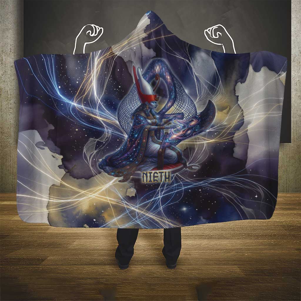 Neith Egyptian Hooded Blanket Goddess Mother of All Cosmic Threads
