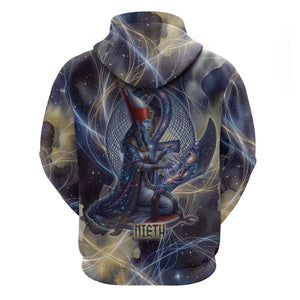 Neith Egyptian Hoodie Goddess Mother of All Cosmic Threads