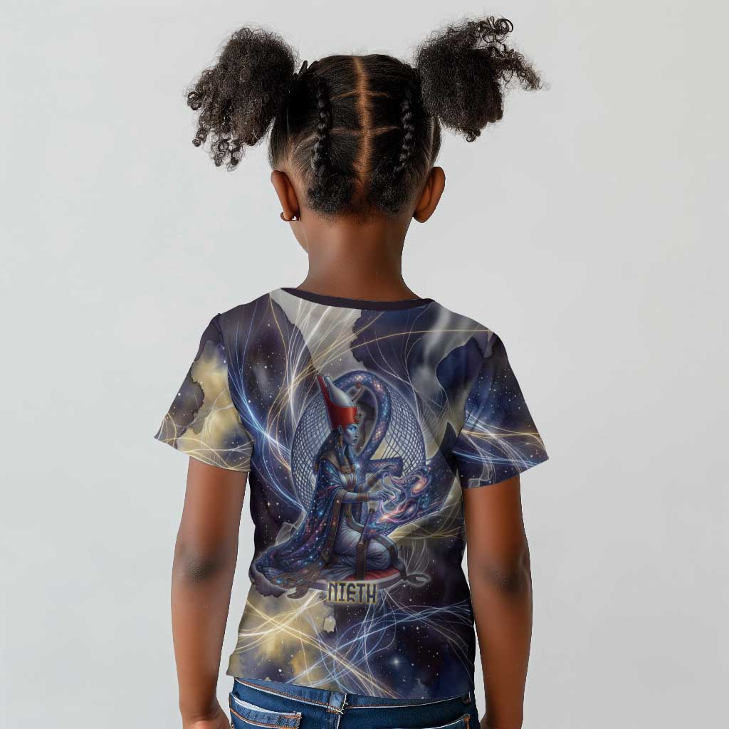 Neith Egyptian Kid T shirt Goddess Mother of All Cosmic Threads