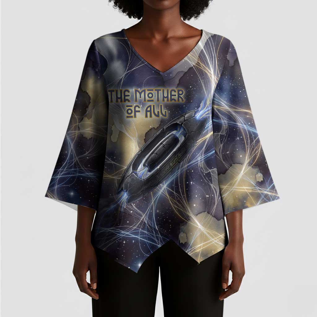 Neith Egyptian Kimono Sleeve Blouse Goddess Mother of All Cosmic Threads