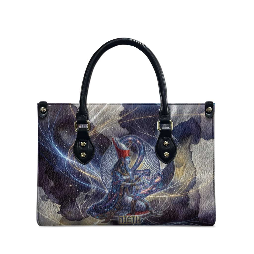 Neith Egyptian Leather Bag Goddess Mother of All Cosmic Threads