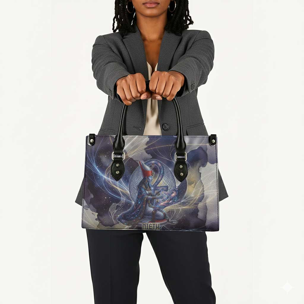 Neith Egyptian Leather Bag Goddess Mother of All Cosmic Threads