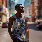 Neith Egyptian Men Tank Top Goddess Mother of All Cosmic Threads