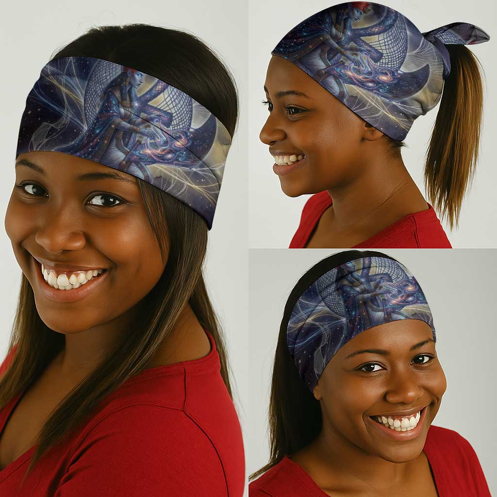 Neith Egyptian Neck Gaiter Goddess Mother of All Cosmic Threads