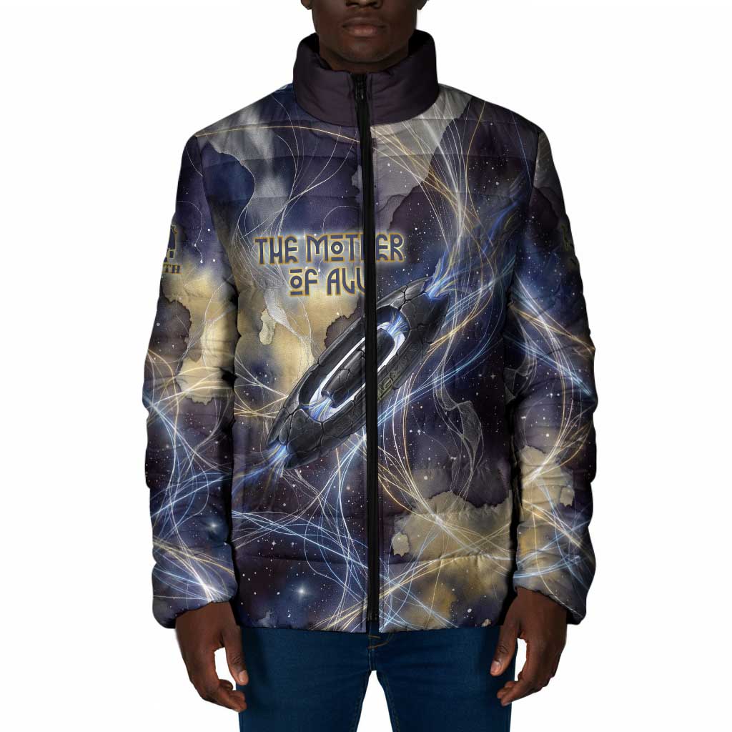 Neith Egyptian Padded Jacket Goddess Mother of All Cosmic Threads