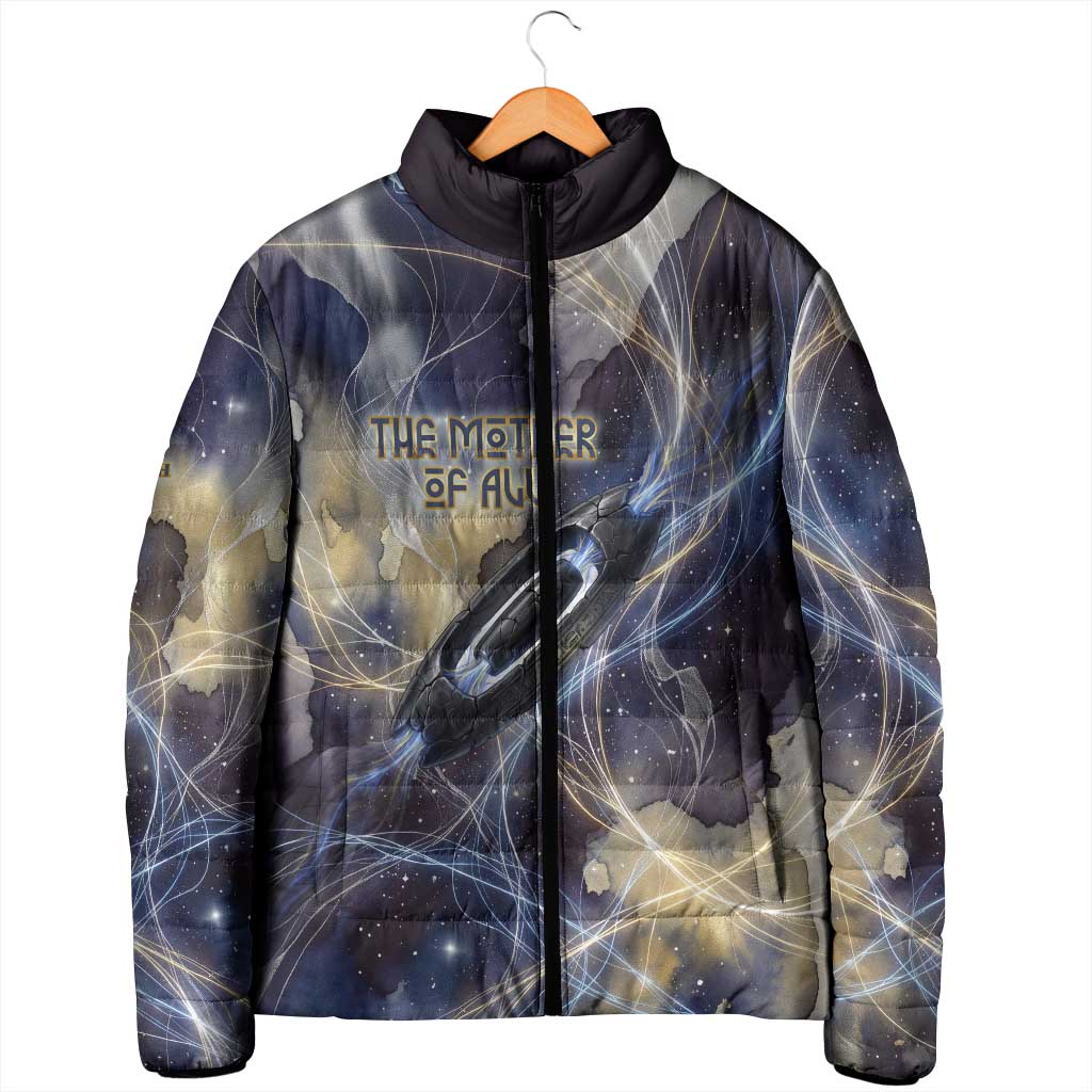 Neith Egyptian Padded Jacket Goddess Mother of All Cosmic Threads