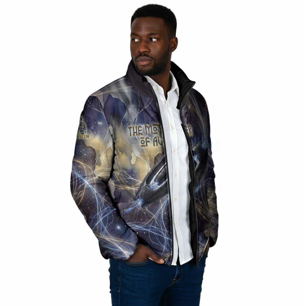 Neith Egyptian Padded Jacket Goddess Mother of All Cosmic Threads