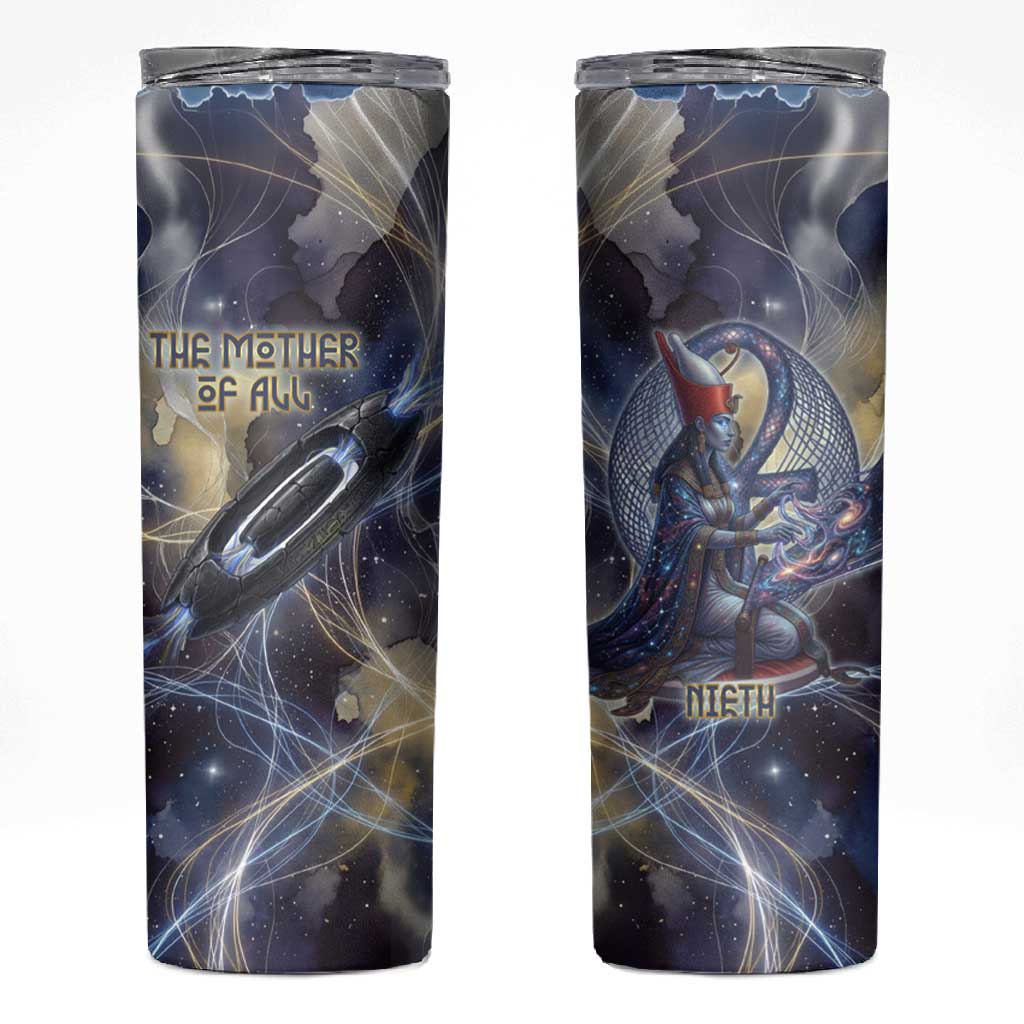 Neith Egyptian Skinny Tumbler Goddess Mother of All Cosmic Threads