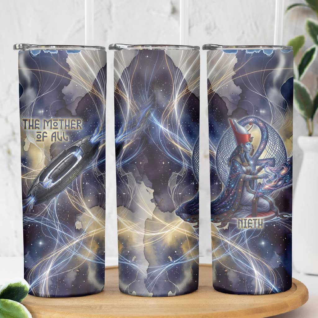 Neith Egyptian Skinny Tumbler Goddess Mother of All Cosmic Threads