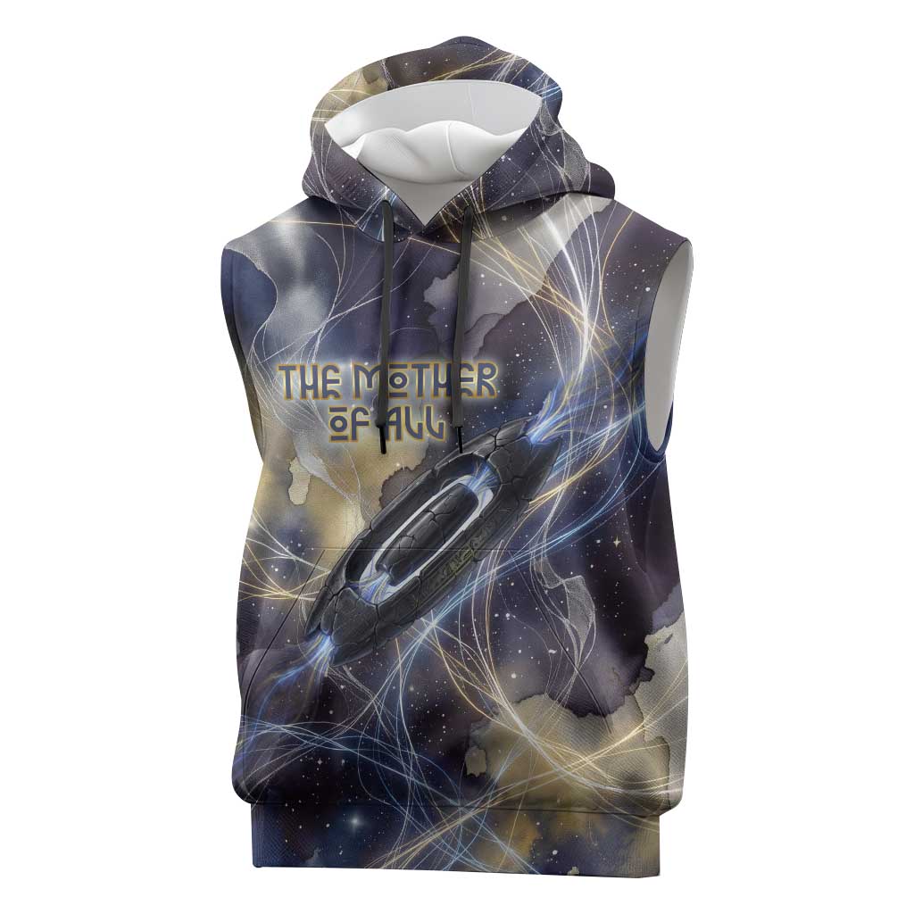 Neith Egyptian Sleeveless Hoodie Goddess Mother of All Cosmic Threads