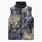 Neith Egyptian Sleeveless Puffer Jacket Goddess Mother of All Cosmic Threads