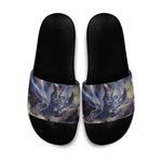 Neith Egyptian Slide Sandals Goddess Mother of All Cosmic Threads