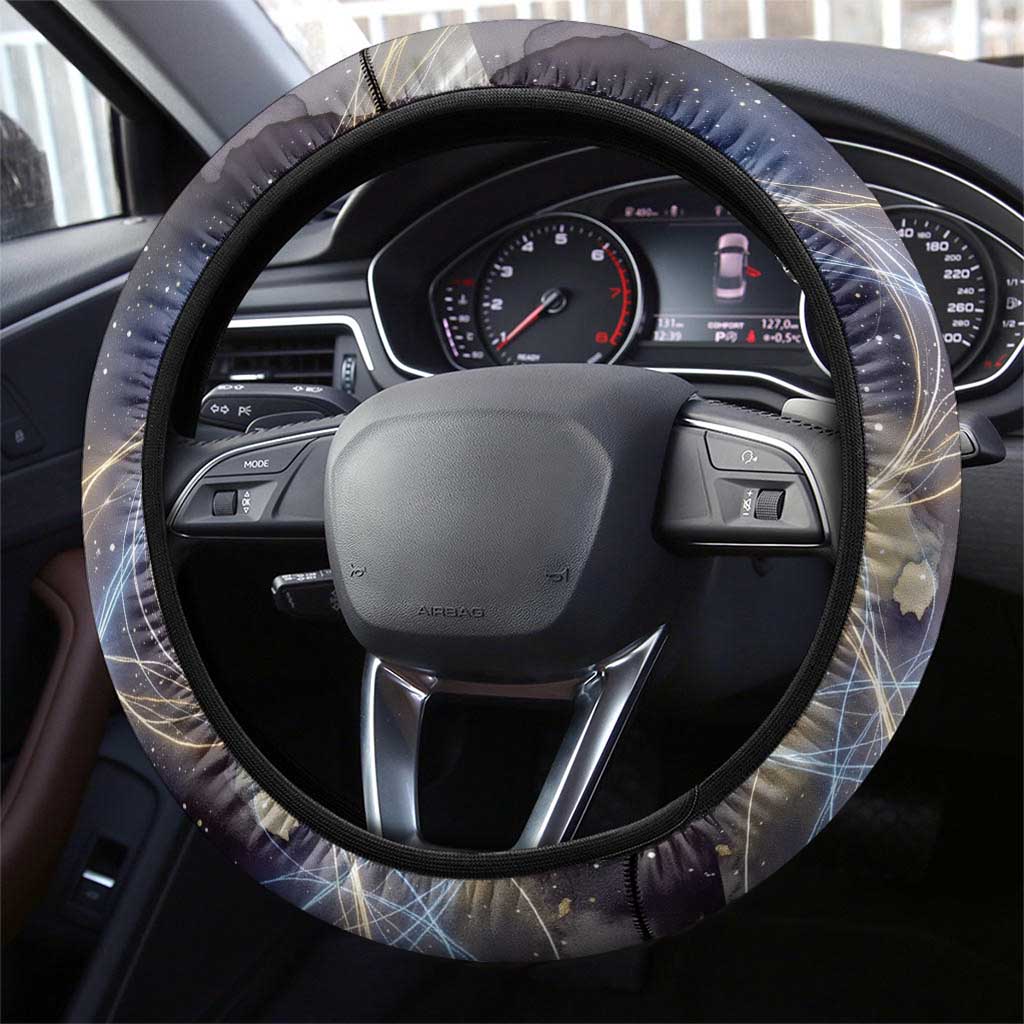 Neith Egyptian Steering Wheel Cover Goddess Mother of All Cosmic Threads