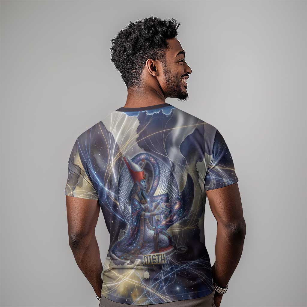 Neith Egyptian T shirt Goddess Mother of All Cosmic Threads