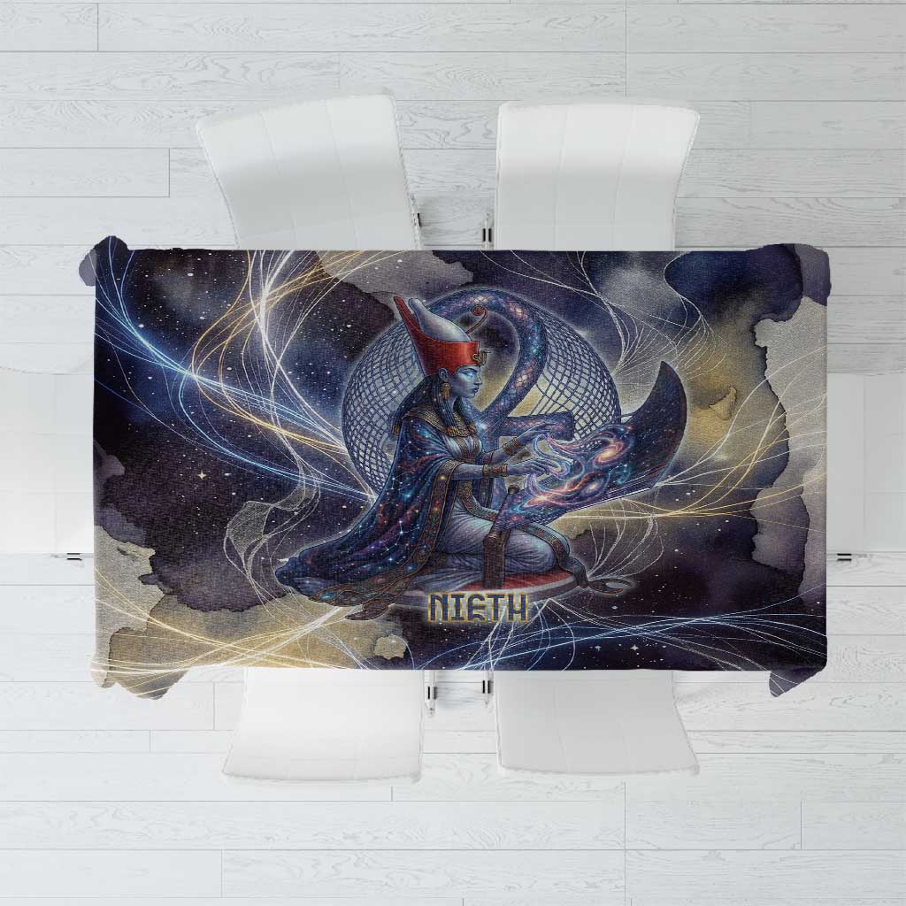 Neith Egyptian Tablecloth Goddess Mother of All Cosmic Threads