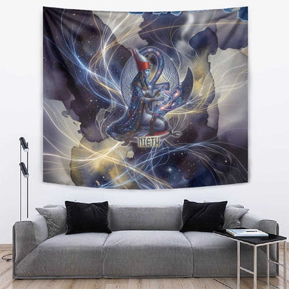 Neith Egyptian Tapestry Goddess Mother of All Cosmic Threads