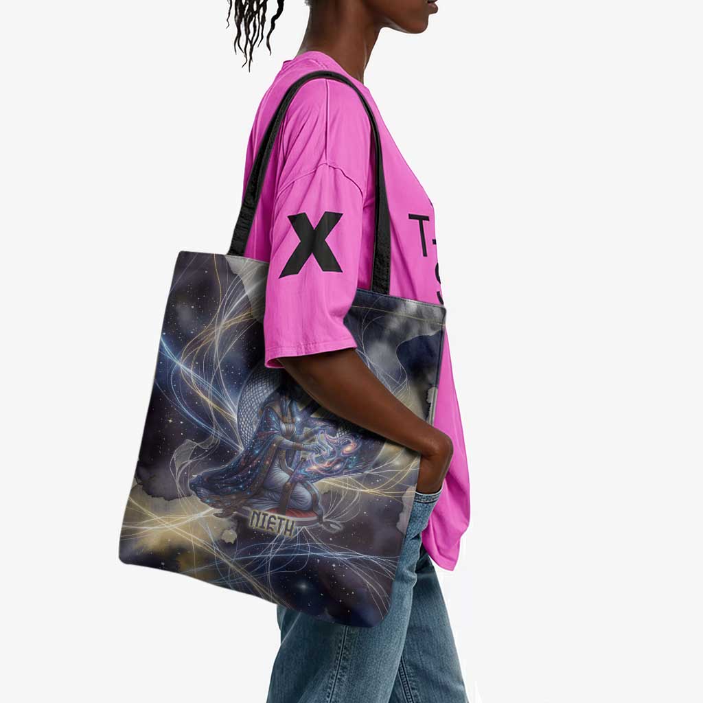 Neith Egyptian Tote Bag Goddess Mother of All Cosmic Threads