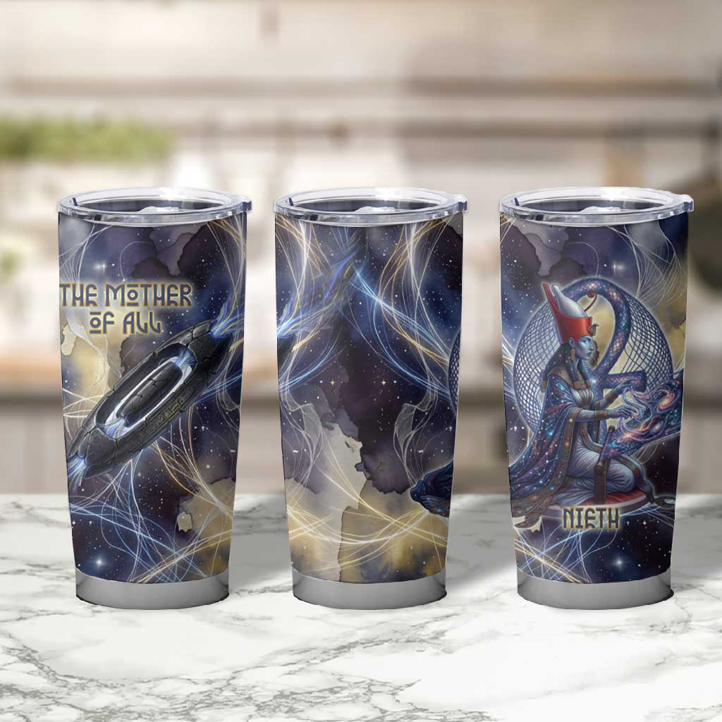 Neith Egyptian Tumbler Cup Goddess Mother of All Cosmic Threads