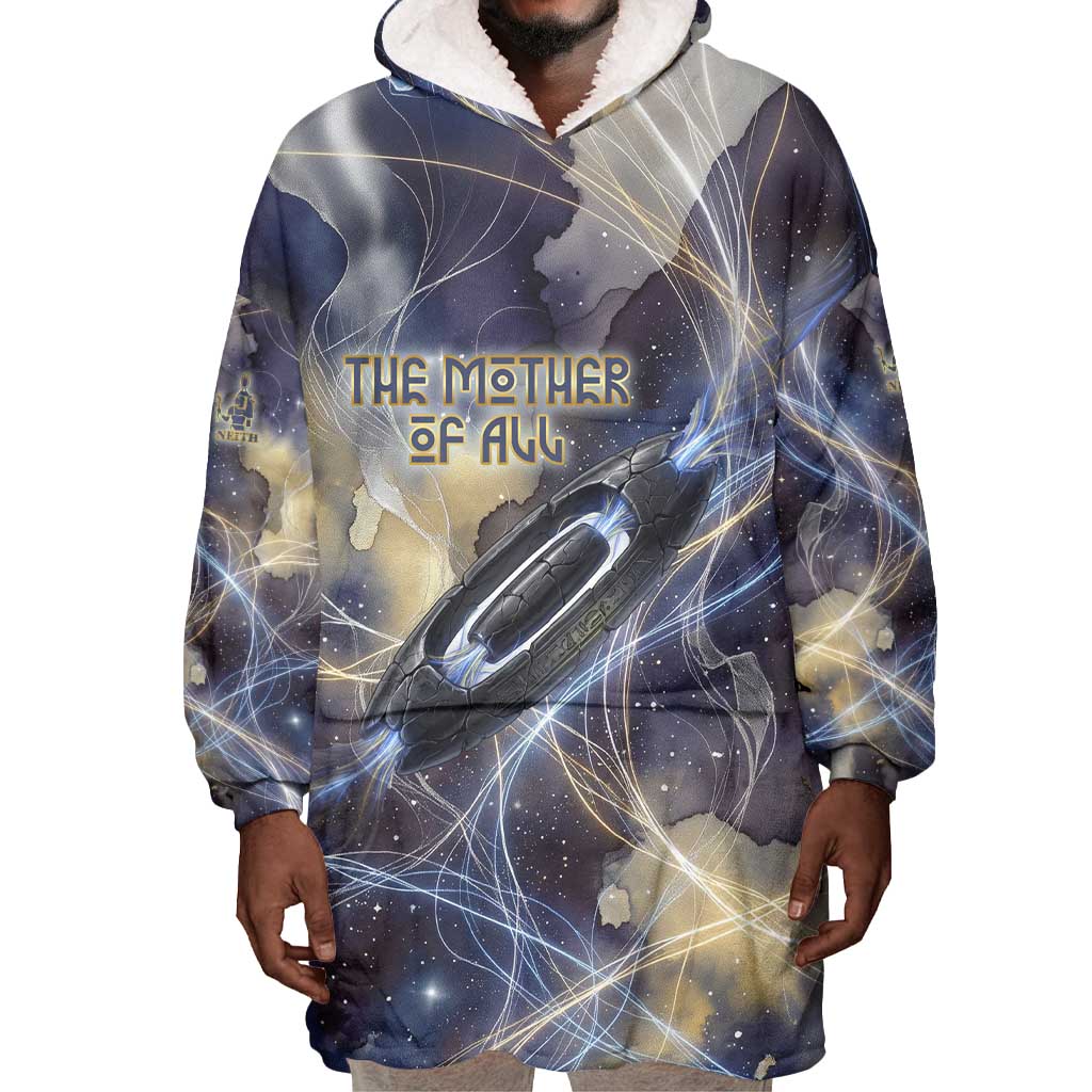 Neith Egyptian Wearable Blanket Hoodie Goddess Mother of All Cosmic Threads