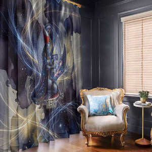 Neith Egyptian Window Curtain Goddess Mother of All Cosmic Threads