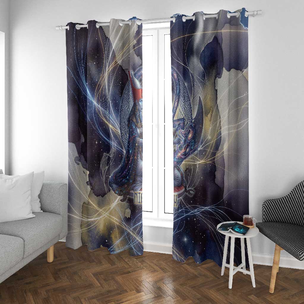 Neith Egyptian Window Curtain Goddess Mother of All Cosmic Threads
