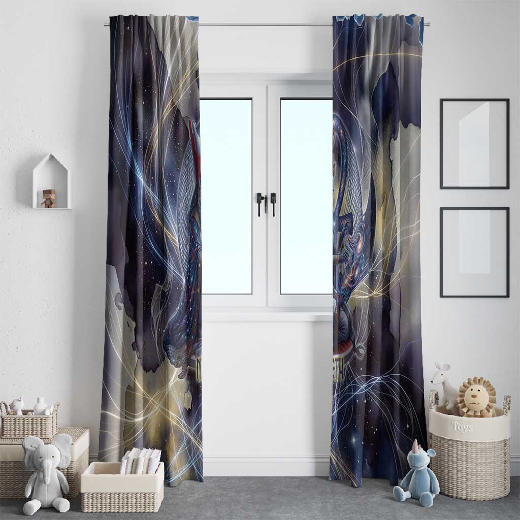 Neith Egyptian Window Curtain Goddess Mother of All Cosmic Threads