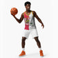 Lome Togo Basketball Jersey - Sailboat and Sunset Where the Sun Kisses the Sea TS04