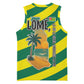 Lome Togo Sunset Basketball Jersey - Palm Trees and Ocean Embrace Design TS04
