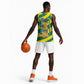 Lome Togo Sunset Basketball Jersey - Palm Trees and Ocean Embrace Design TS04