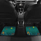 Togo Futuristic Afrocentric Woman Car Mats with Flag and Stars Design