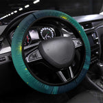 Togo Futuristic Afrocentric Woman Steering Wheel Cover with Flag and Stars Design