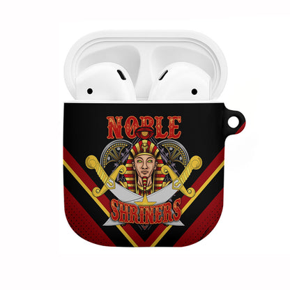 Noble Shriners AirPods Case Masonic Egyptian Pharaoh Scimitar Emblem