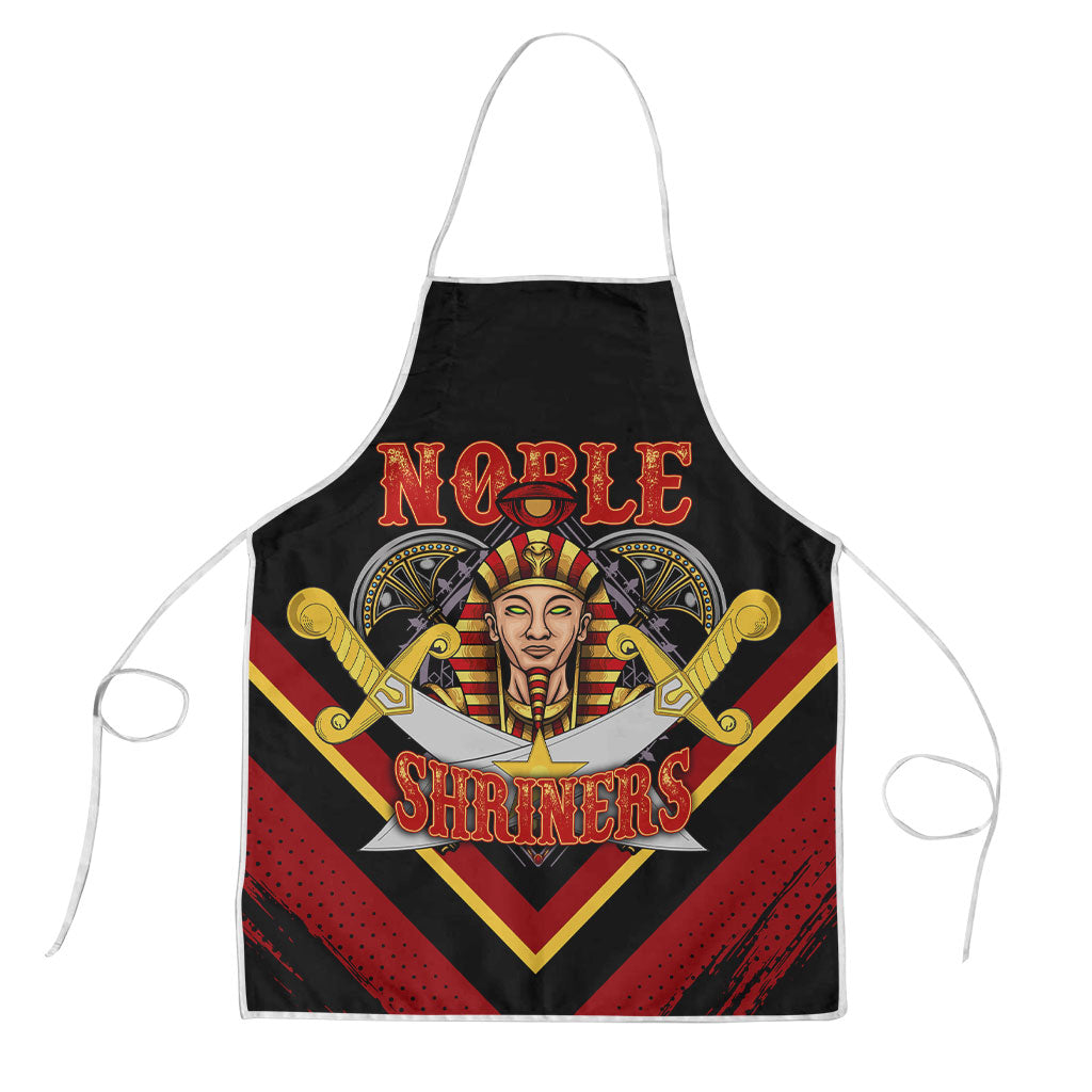 Noble Shriners Apron Masonic Egyptian Pharaoh Scimitar Emblem