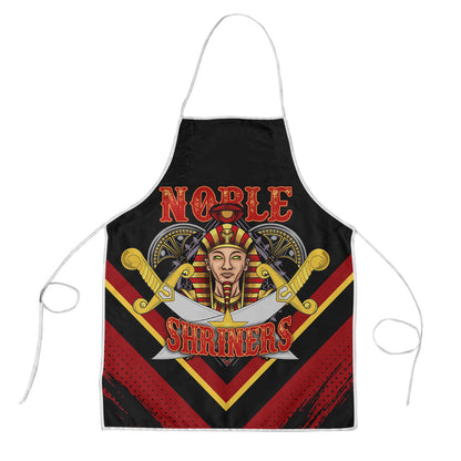 Noble Shriners Apron Masonic Egyptian Pharaoh Scimitar Emblem