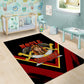 Noble Shriners Area Rug Masonic Egyptian Pharaoh Scimitar Emblem