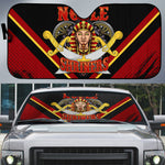 Noble Shriners Auto Sun Shade Masonic Egyptian Pharaoh Scimitar Emblem