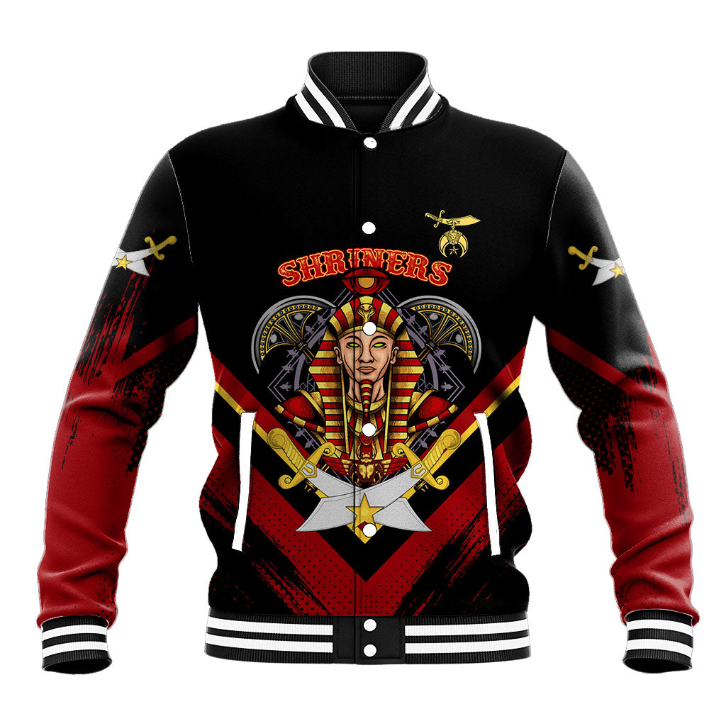 Noble Shriners Baseball Jacket Masonic Egyptian Pharaoh Scimitar Emblem