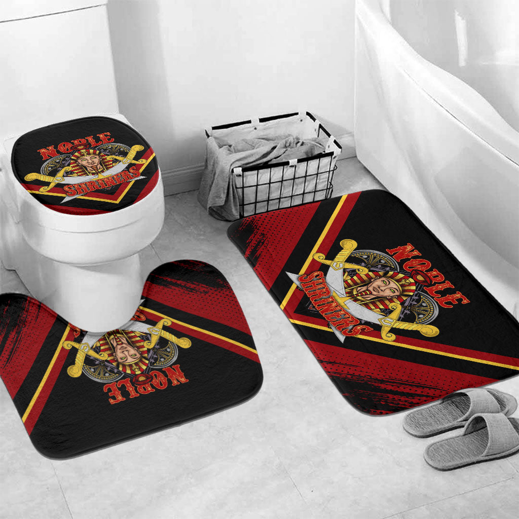 Noble Shriners Bathroom Set Masonic Egyptian Pharaoh Scimitar Emblem