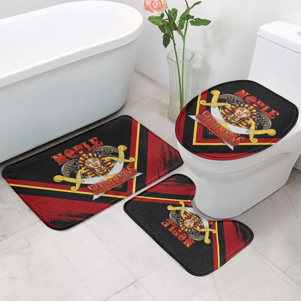 Noble Shriners Bathroom Set Masonic Egyptian Pharaoh Scimitar Emblem