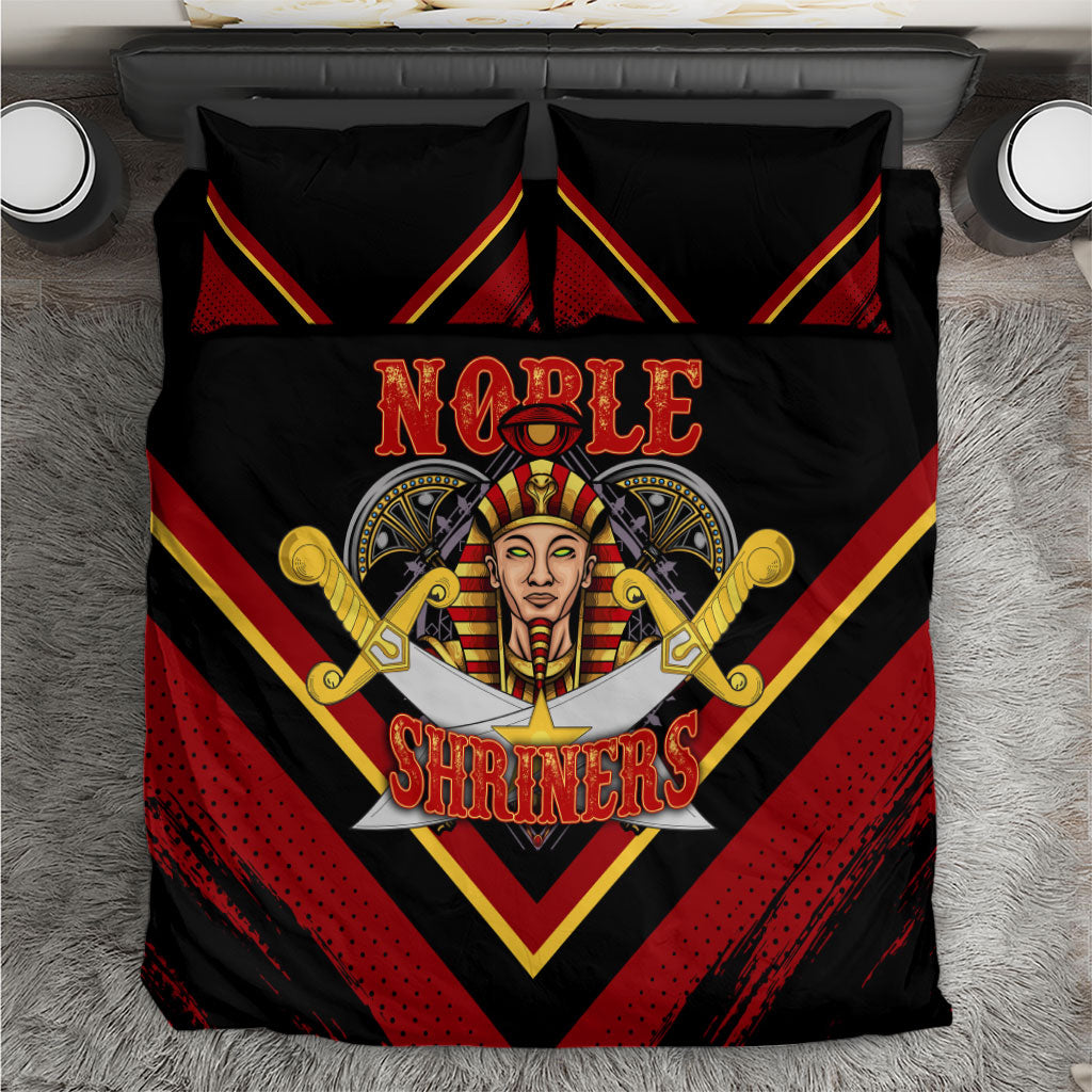 Noble Shriners Bedding Set Masonic Egyptian Pharaoh Scimitar Emblem