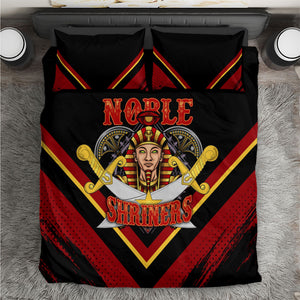 Noble Shriners Bedding Set Masonic Egyptian Pharaoh Scimitar Emblem