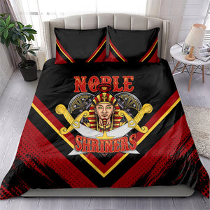 Noble Shriners Bedding Set Masonic Egyptian Pharaoh Scimitar Emblem