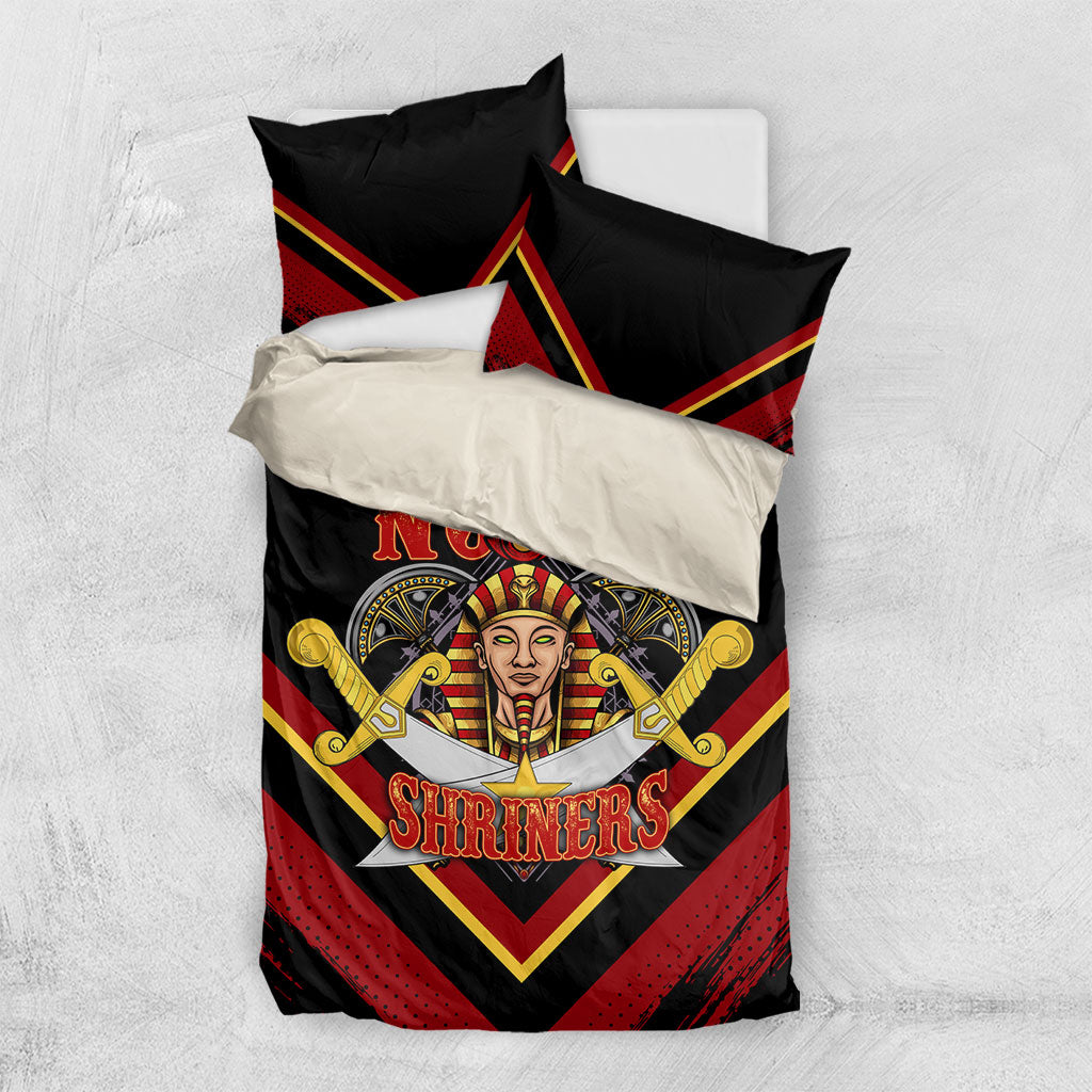 Noble Shriners Bedding Set Masonic Egyptian Pharaoh Scimitar Emblem