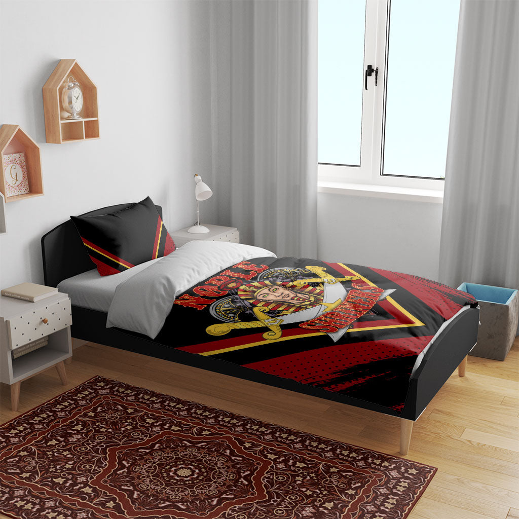 Noble Shriners Bedding Set Masonic Egyptian Pharaoh Scimitar Emblem