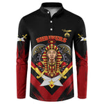 Noble Shriners Button Sweatshirt Masonic Egyptian Pharaoh Scimitar Emblem
