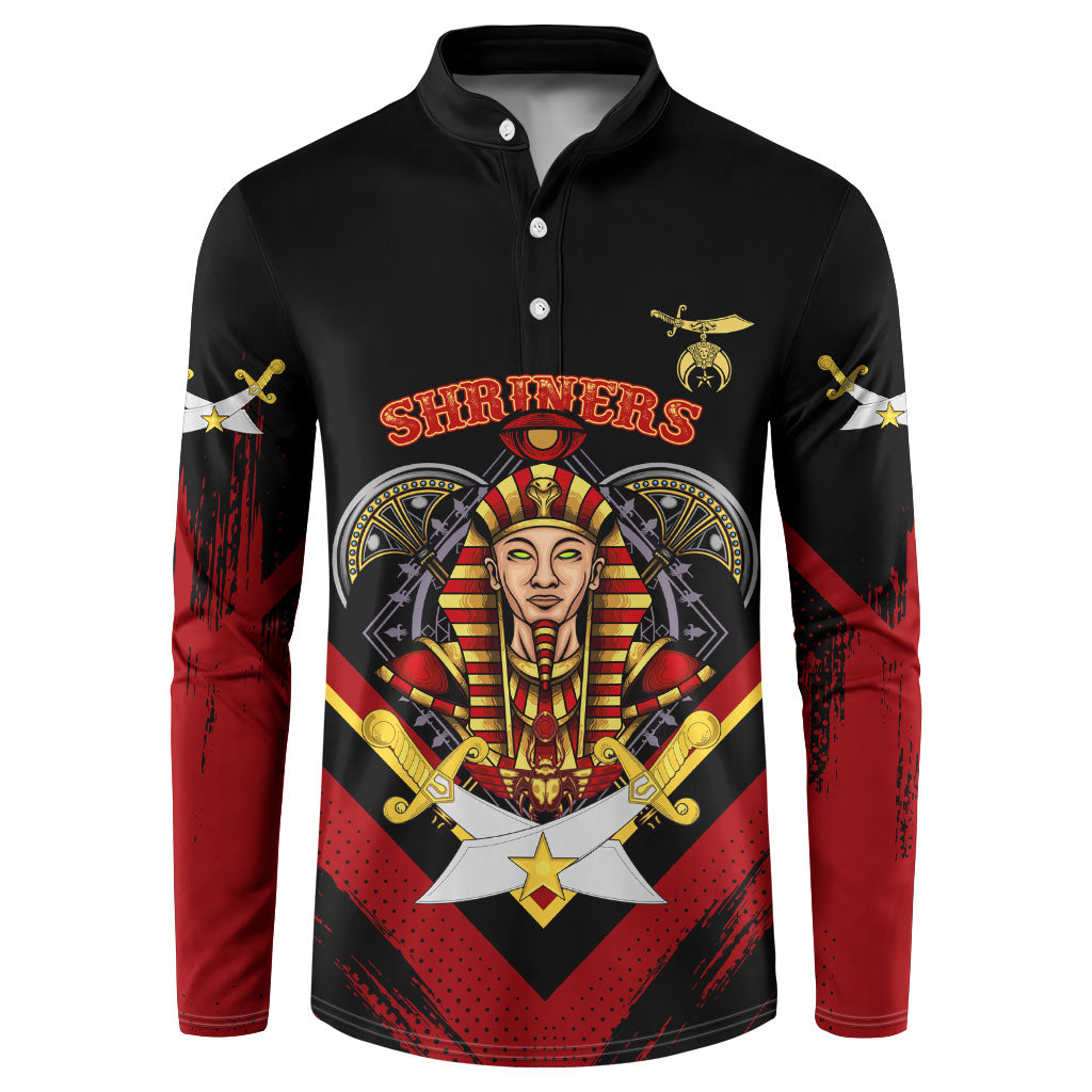 Noble Shriners Button Sweatshirt Masonic Egyptian Pharaoh Scimitar Emblem
