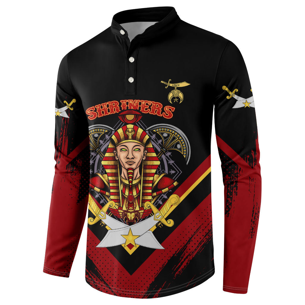 Noble Shriners Button Sweatshirt Masonic Egyptian Pharaoh Scimitar Emblem