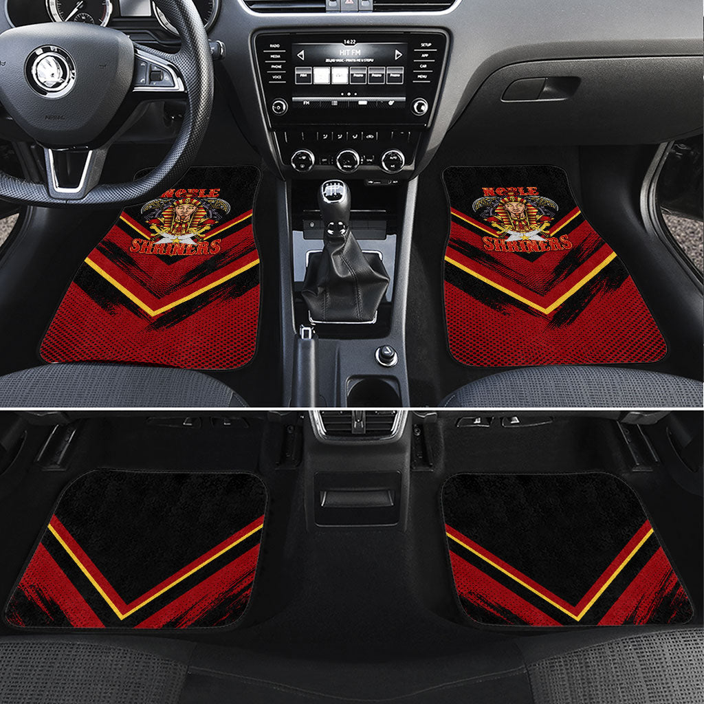 Noble Shriners Car Mats Masonic Egyptian Pharaoh Scimitar Emblem
