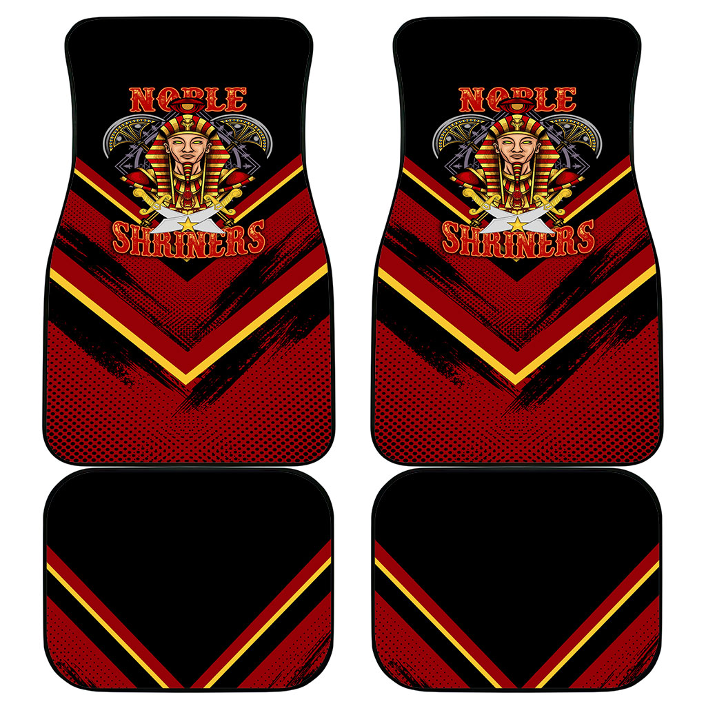 Noble Shriners Car Mats Masonic Egyptian Pharaoh Scimitar Emblem